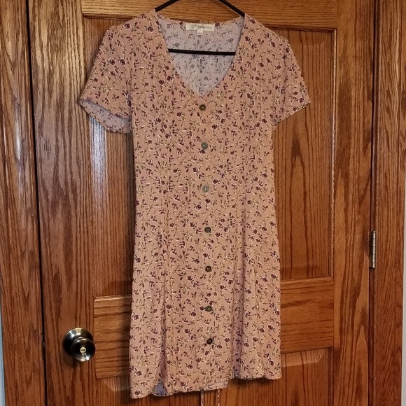 Juniors Rewind Tie Back Dress - Picture 2 of 7